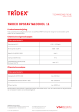 Tridex opstartalcohol 1L - TF